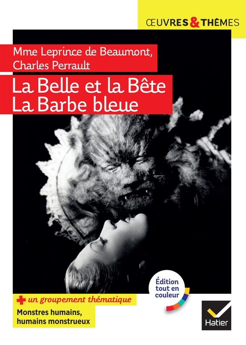 Couverture ebook de La Belle et la Bête, La Barbe Bleue, de Leprince de Beaumont (Madame), Perrault
