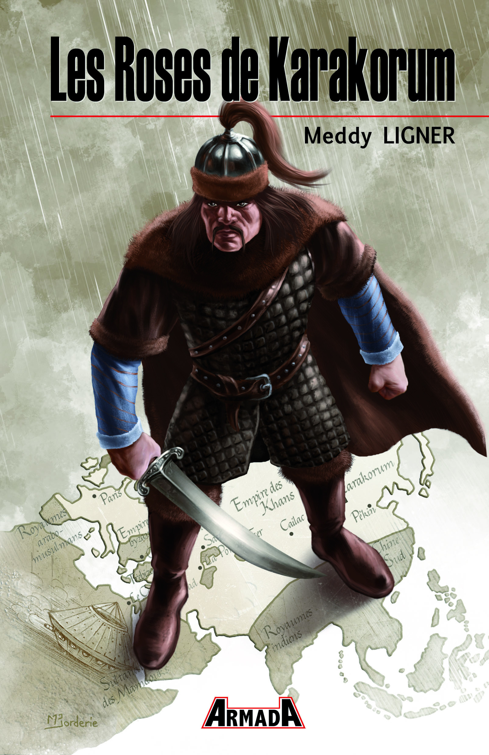 Couverture ebook de Les Roses de Karakorum, de Meddy Ligner