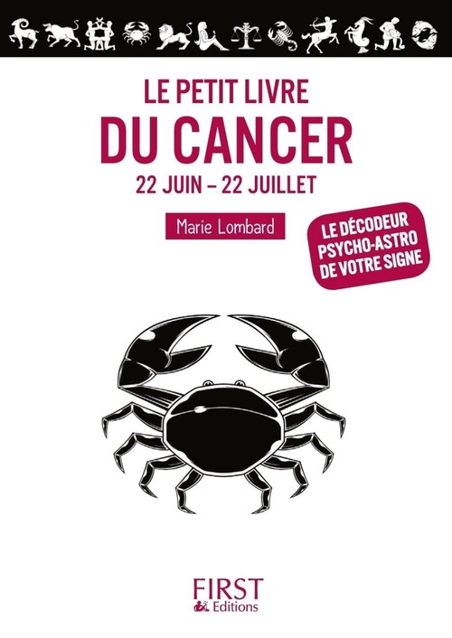 Couverture ebook de Petit Livre du - Cancer, de Marie Lombard