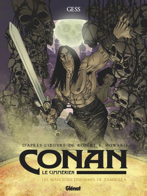 ebook cover of Conan le Cimmérien - Les Mangeurs d'hommes de Zamboula, by Gess