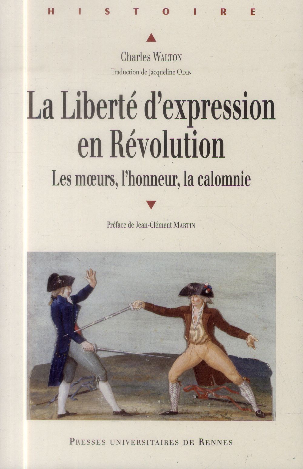 Couverture ebook de La liberté d´expression en Révolution, de Charles Walton