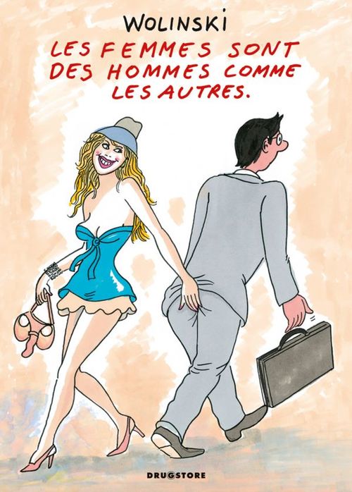 Couverture ebook de Les femmes sont des hommes comme les autres, de Georges Wolinski