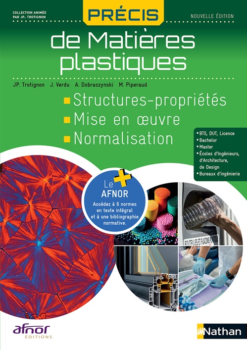 Couverture ebook de Précis de matières plastiques (Afnor-Nathan) Livre de l'élève - 2023 Livre en Ligne, de Alexandre Dobraczynski, Michel Piperaud, Jean-Pierre Trotignon, Jacques Verdu