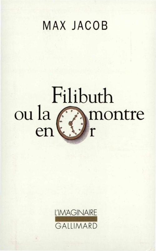 Couverture ebook de Filibuth ou la montre en or, de Max Jacob