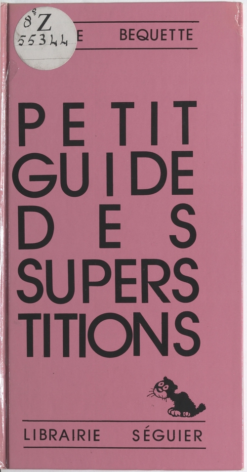 ebook cover of Petit guide des superstitions, by France Bequette