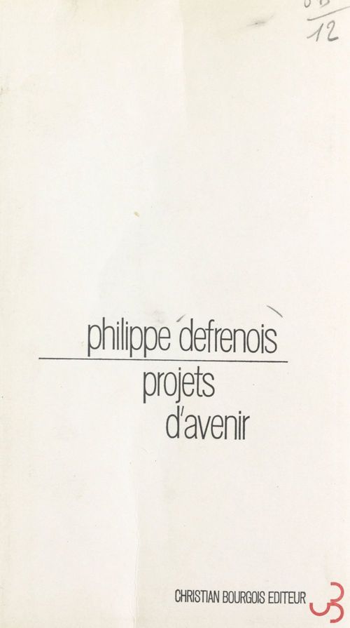 Couverture ebook de Projets d'avenir, de Philippe Defrenois