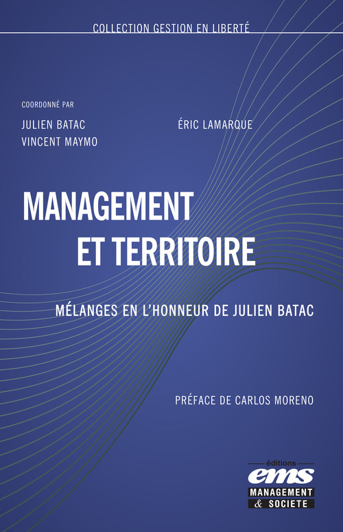 ebook cover of Management et territoire, by Julien Batac, Eric Lamarque, Vincent Maymo