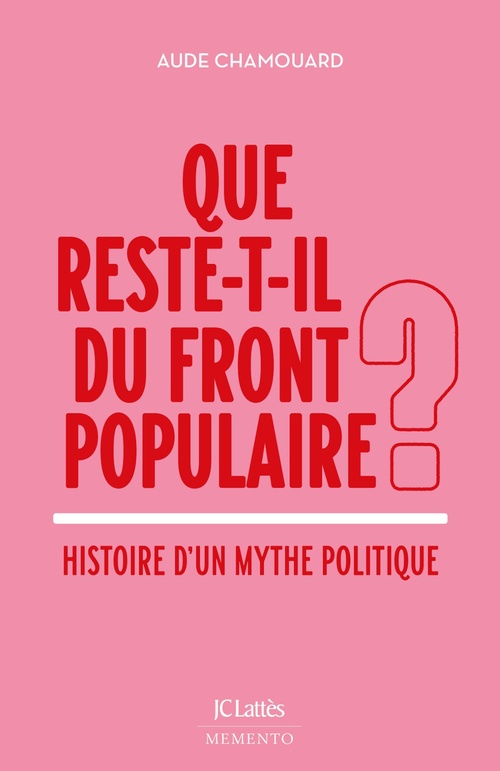 ebook cover of Que reste-t-il du Front populaire ?, by Aude Chamouard