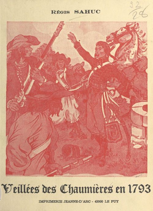 Couverture ebook de Veillées des chaumières en 1793, de Regis Sahuc