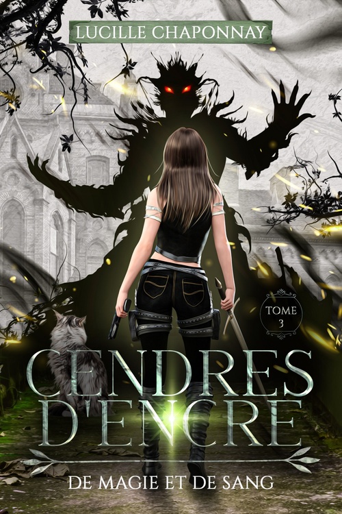 ebook cover of Cendres d'Encre, by Lucille Chaponnay