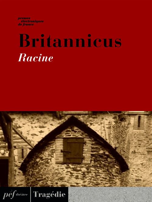 Couverture ebook de Britannicus, de Jean Racine