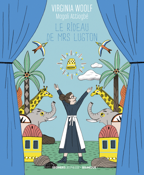 ebook cover of Le Rideau de Mrs Lugton - édition bilingue, by Virginia Woolf, Magali Attiogbé