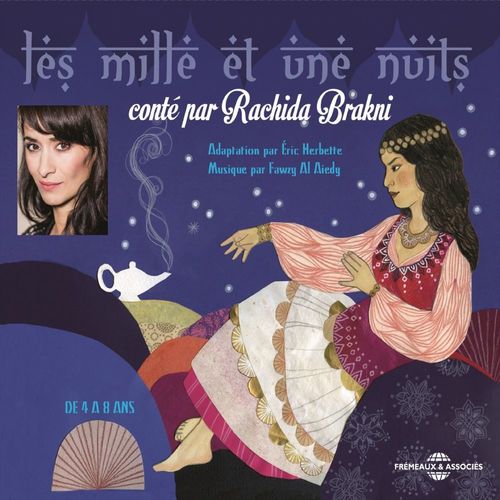 Couverture audiobook de Les mille et une nuits, conté par Rachida Brakni, de Antoine Galland
