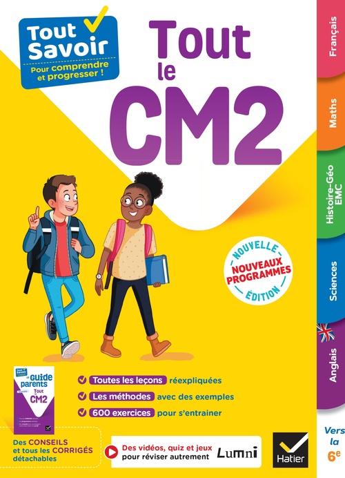 Couverture ebook de Tout Savoir CM2 - Tout-en-un - Nouveaux Programmes, de Stéphanie Grison, Dominique Marchand, André Mul, Bénédicte Idiard, Marc Antoine, Richard Minguez, Corinne Touati