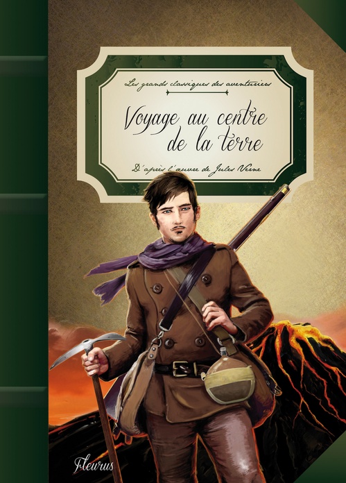 ebook cover of Voyage au centre de la terre, by Alain Hobe, Fabien Montès, Jules Verne