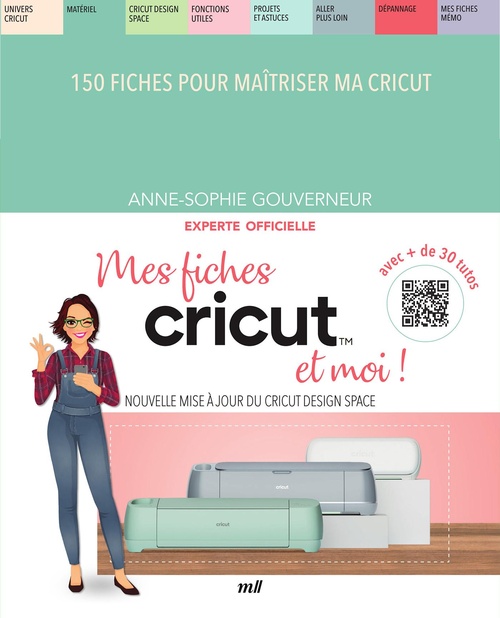 ebook cover of Mes fiches cricut et moi !, by Anne-Sophie Gouverneur