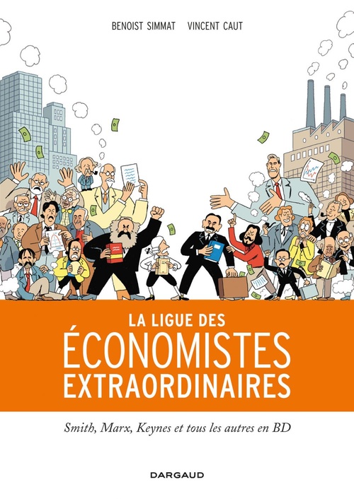 Couverture ebook de Ligue des économistes extraordinaires, de Benoist Simmat