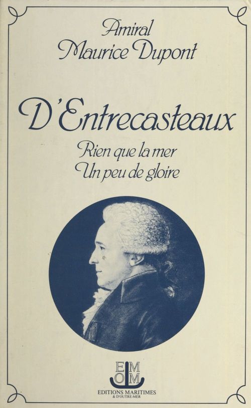 ebook cover of D'Entrecasteaux, by Maurice Dupont