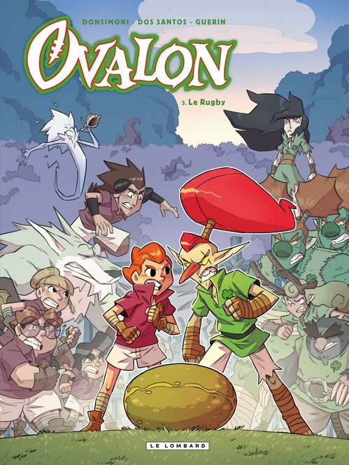 Couverture ebook de Ovalon - Tome 3 - Le Rugby, de Sylvain Dos Santos, Régis Donsimoni
