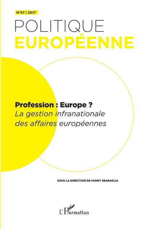 Couverture ebook de Profession : Europe?, de Revue politique européenne