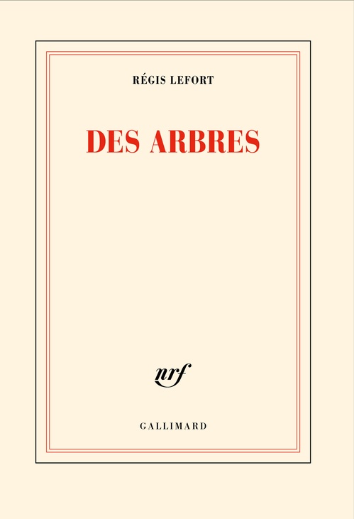 Couverture ebook de Des arbres, de Régis Lefort