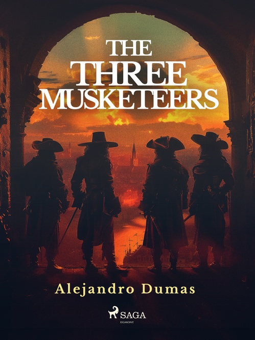 ebook cover of The Three Musketeers, by Alexandre Dumas