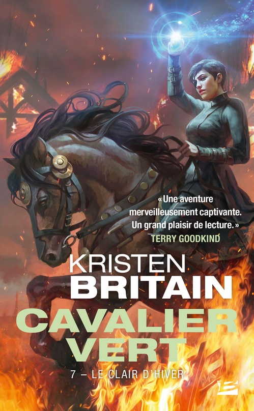 ebook cover of Cavalier Vert, T7 : Le Clair d'hiver, by Kristen Britain