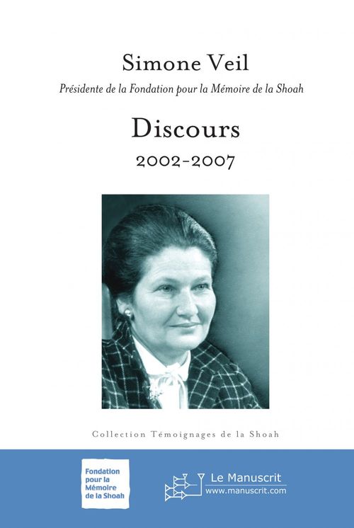 Couverture ebook de Discours, de Simone Veil