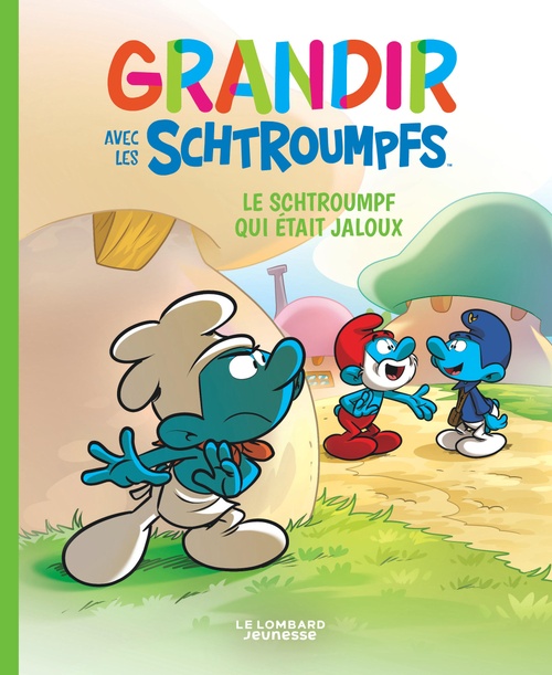 Couverture ebook de Grandir avec les Schtroumpfs  - Tome 14 - Le Schtroumpf qui était jaloux, de Falzar, Thierry Culliford