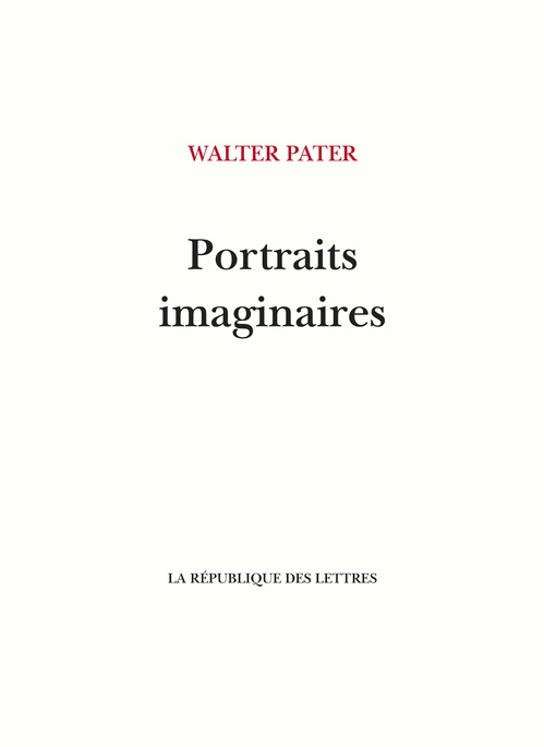 ebook cover of Portraits imaginaires, by Walter Pater