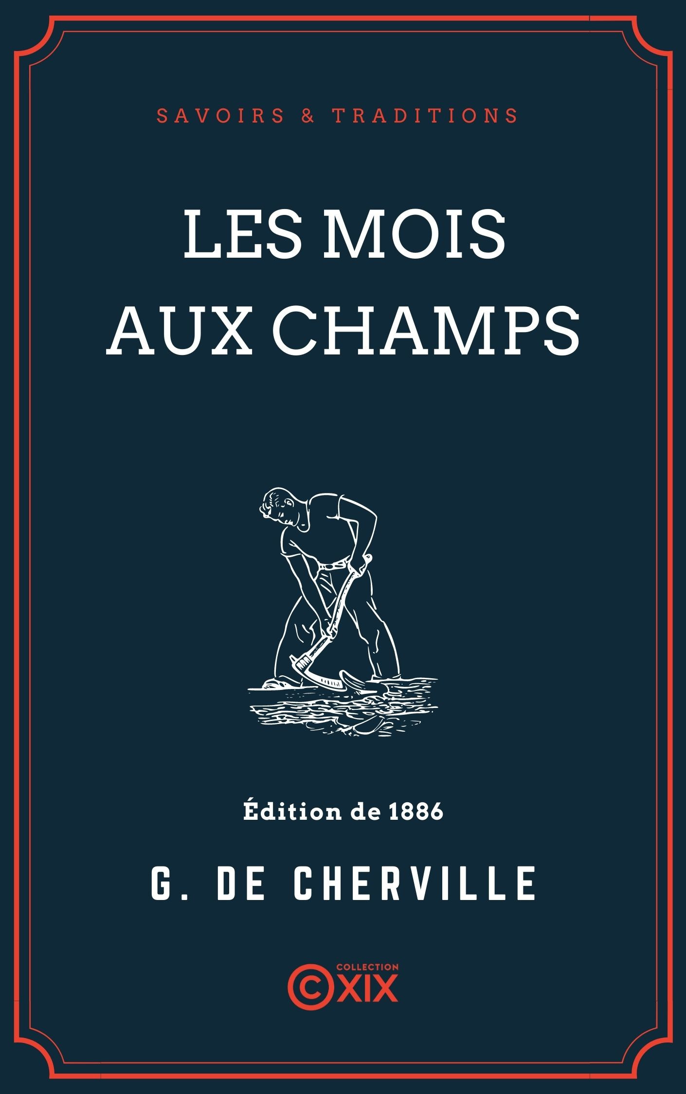 Couverture ebook de Les Mois aux champs, de Gaspard De Cherville