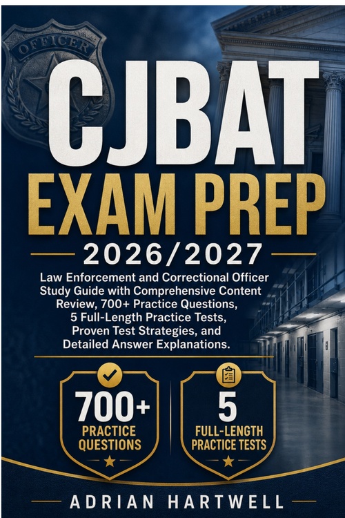 Couverture ebook de CJBAT EXAM PREP 2026/2027, de Adrian Hartwell