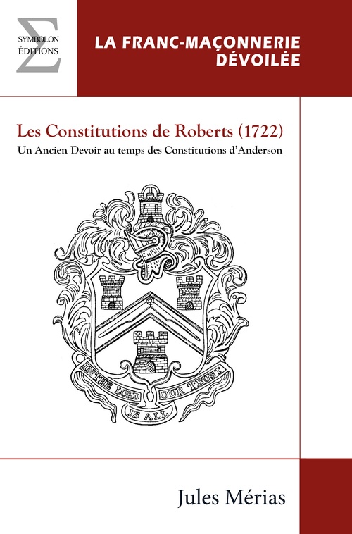Couverture ebook de Les Constitutions de Roberts (1722), de Jules Mérias