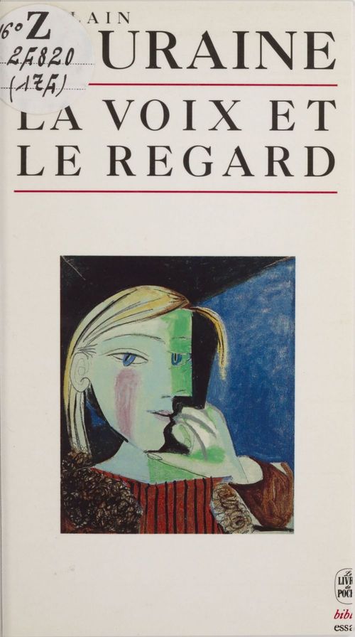 Couverture ebook de La voix et le regard, de Touraine-A