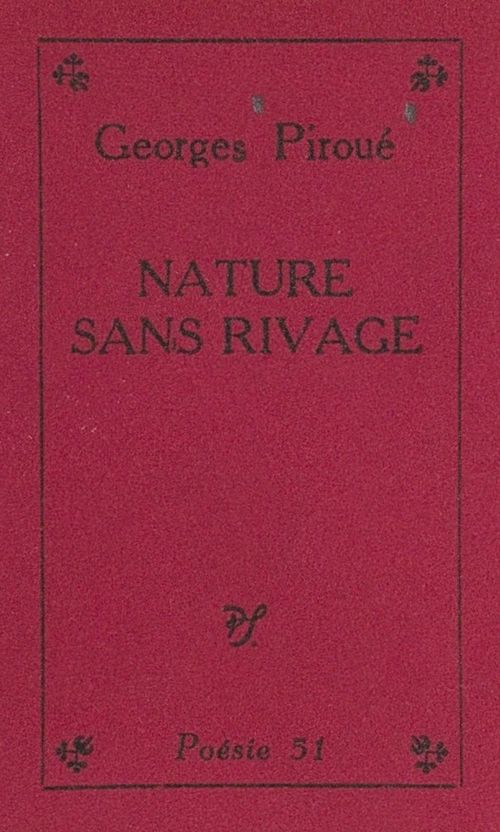 ebook cover of Nature sans rivage, by Georges Piroue