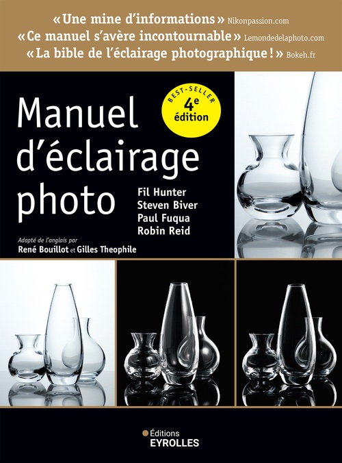 Couverture ebook de Manuel d'éclairage photo, de Steven Biver, Paul Fuqua, Fil Hunter, Robin Reid