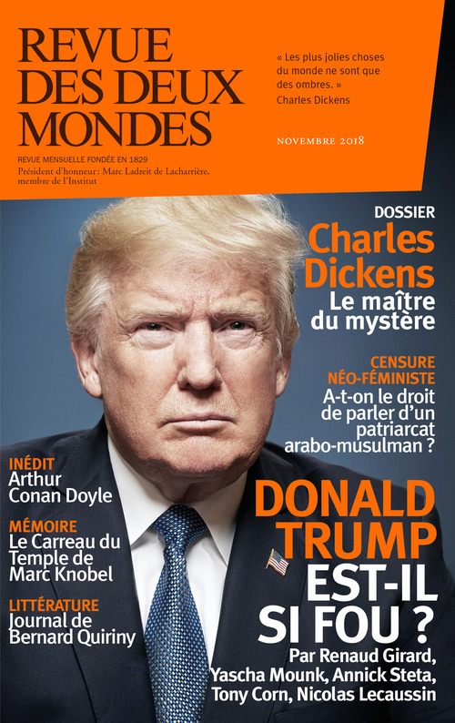 Couverture ebook de Revue des Deux Mondes novembre 2018, de Revue Des Deux Mondes