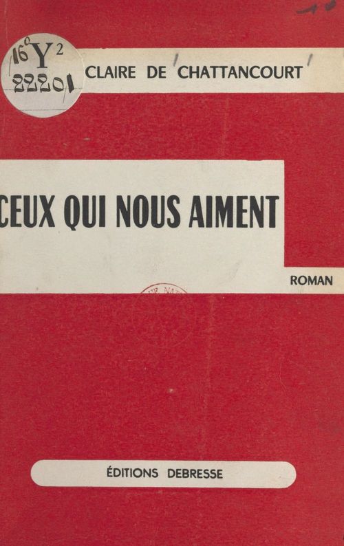 ebook cover of Ceux qui nous aiment, by Claire De Chattancourt