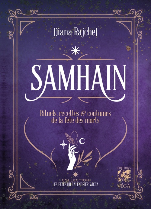 Couverture ebook de Samhain - Rituels, recettes & coutumes de la fête des morts, de Diana Rajchel