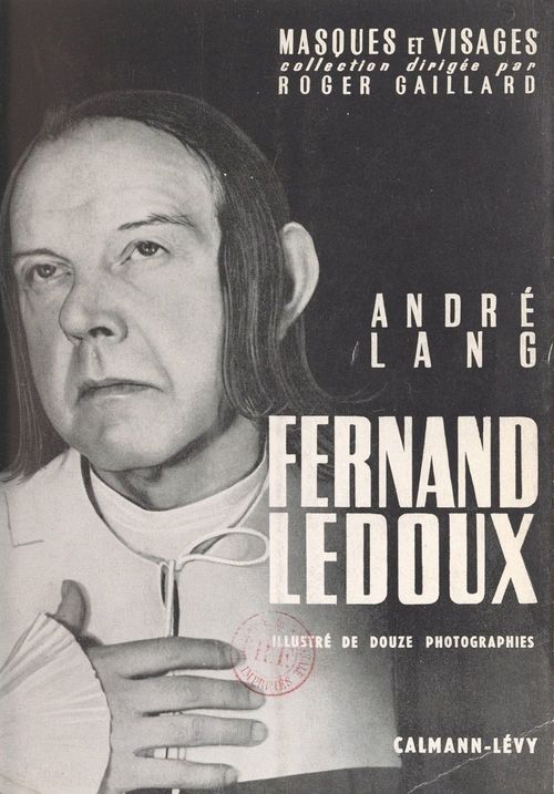 ebook cover of Fernand Ledoux, by André Lang