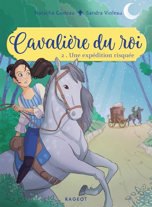 Couverture ebook de Cavalière du roi - Une expédition risquée, de Natacha Godeau