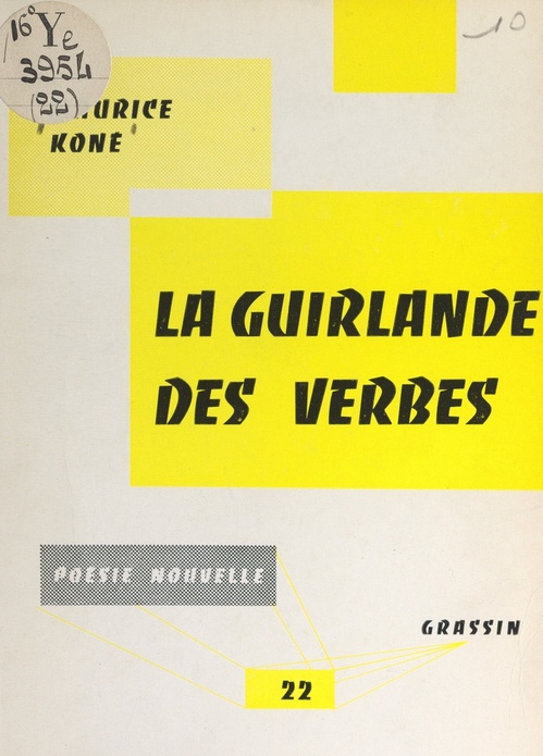 ebook cover of La guirlande des verbes, by Maurice Kone
