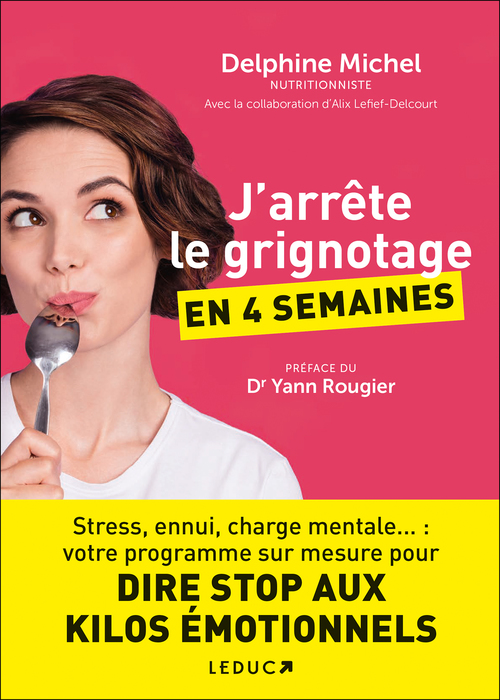 ebook cover of J'arrête le grignotage en 4 semaines, by Jean-Michel Cohen, Delphine Michel