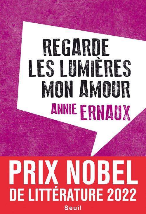ebook cover of Regarde les lumières mon amour, by Annie Ernaux