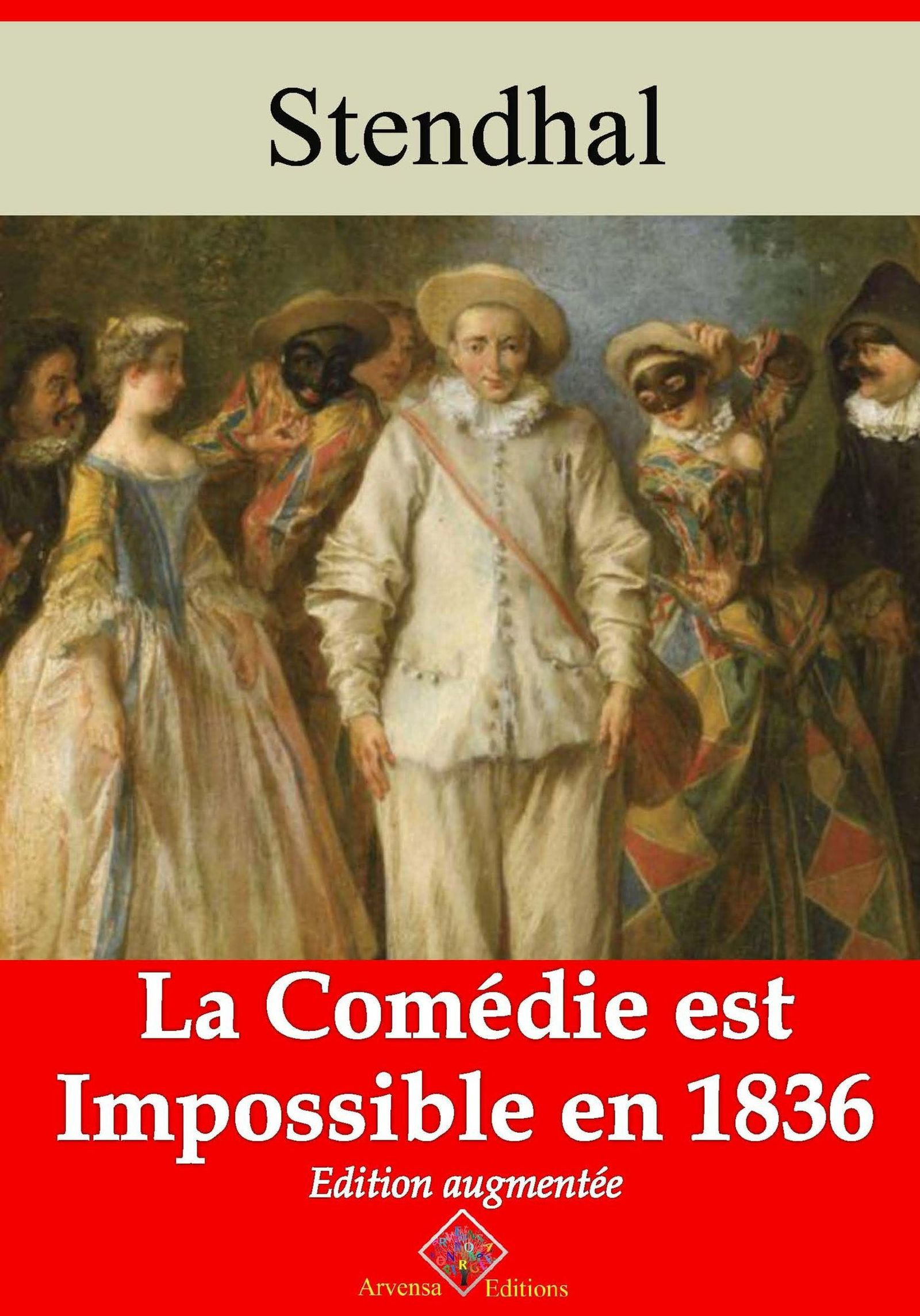 ebook cover of La Comédie est impossible en 1836 - suivi d'annexes, by Stendhal