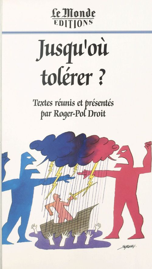 Couverture ebook de Jusqu'où tolérer ?, de Collectif