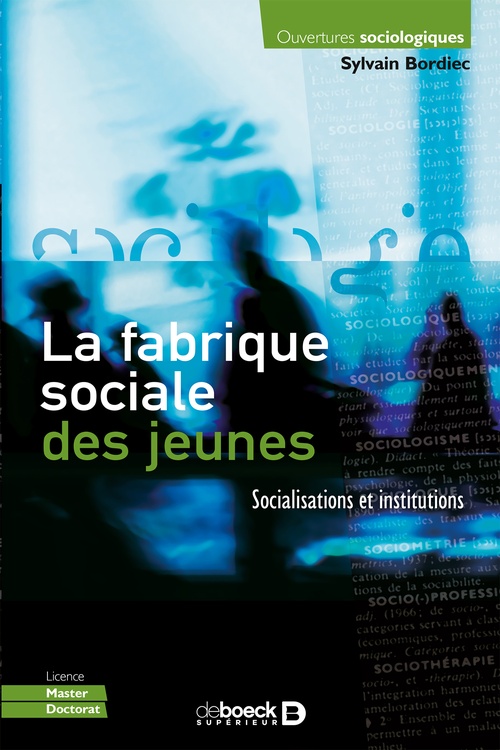 ebook cover of La fabrique sociale des jeunes, by Sylvain Bordiec
