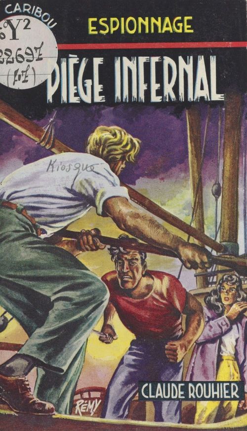 Couverture ebook de Piège infernal, de Claude Rouhier