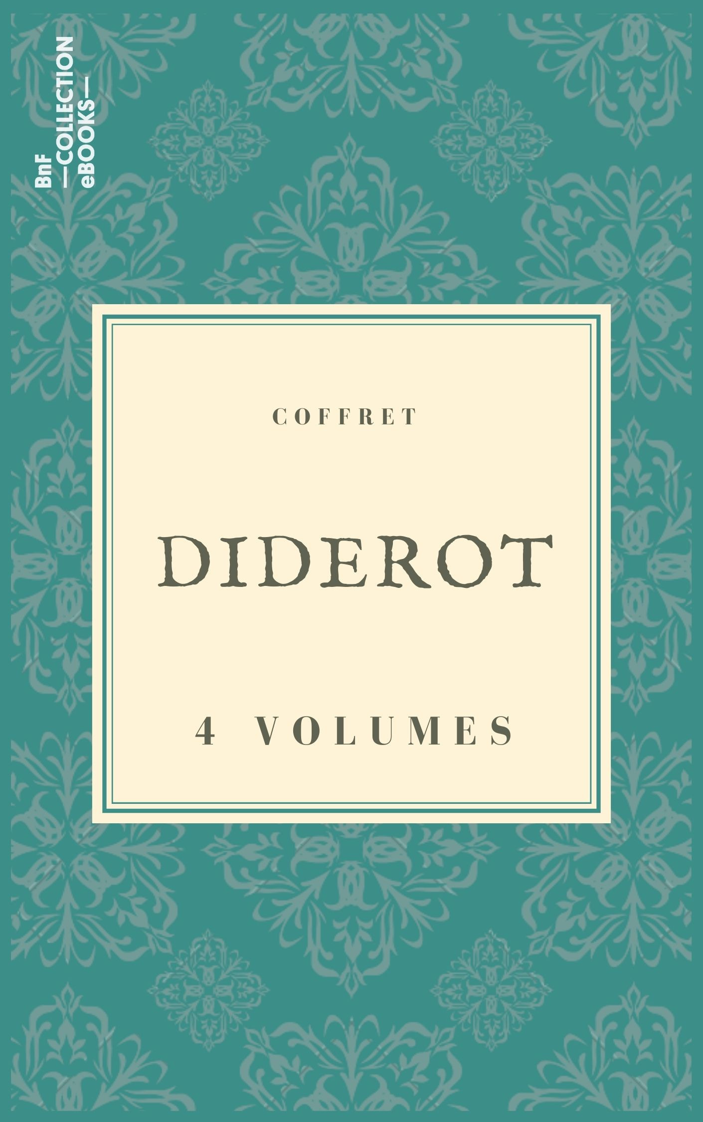 Couverture ebook de Coffret Diderot, de Denis Diderot