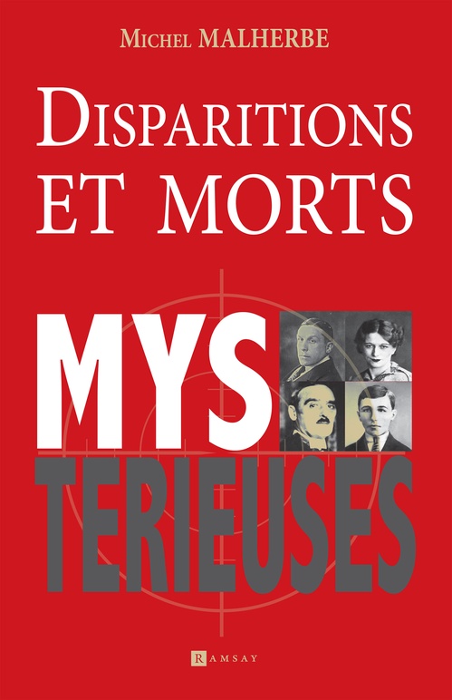 Couverture ebook de Disparitions et morts mystérieuses, de Michel Malherbe